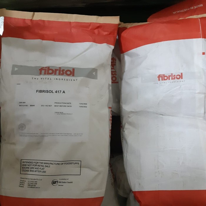 

Fibrisol 417A - Phosmix - Pengenyal Bakso - 500 Gr Atau 1 Kg