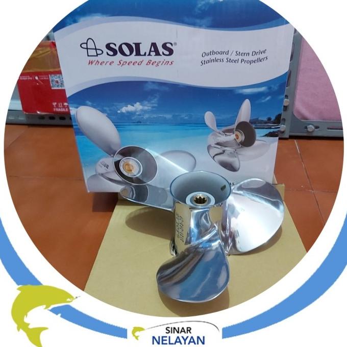 Propeller Baling Mesin Tempel Yamaha 15Pk Pitch 9 Stenlis