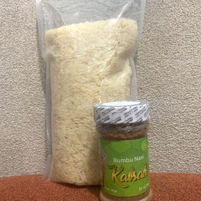 

Paket Basmati 1 Kg + Bumbunya Briyani Mandi Kebuli