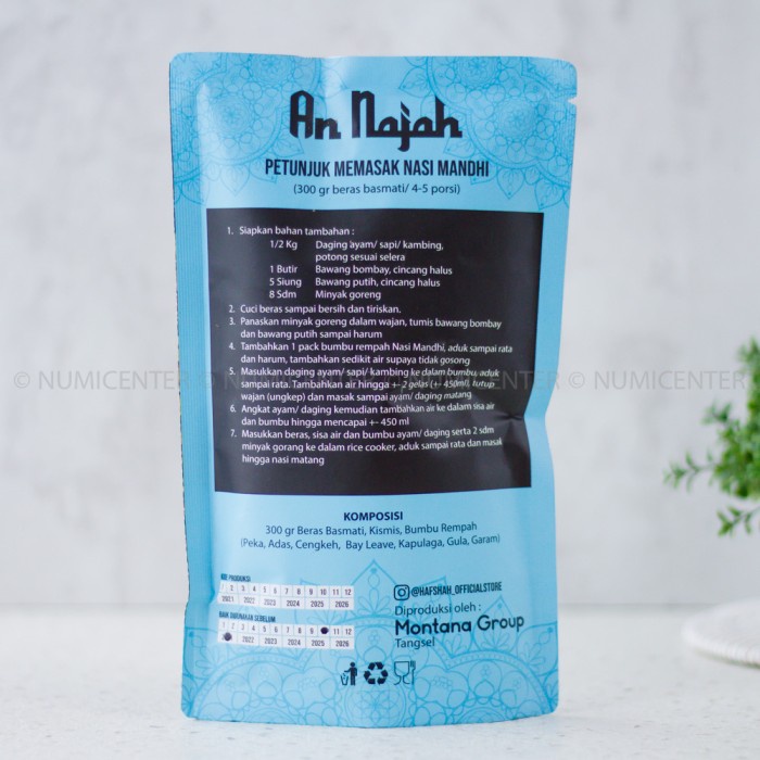 

350G Nasi Mandhi Beras Basmati Dengan Bumbu - An Najah