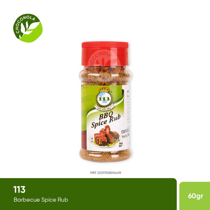 

113 Barbecue Seasoning / Bbq Spice Rub