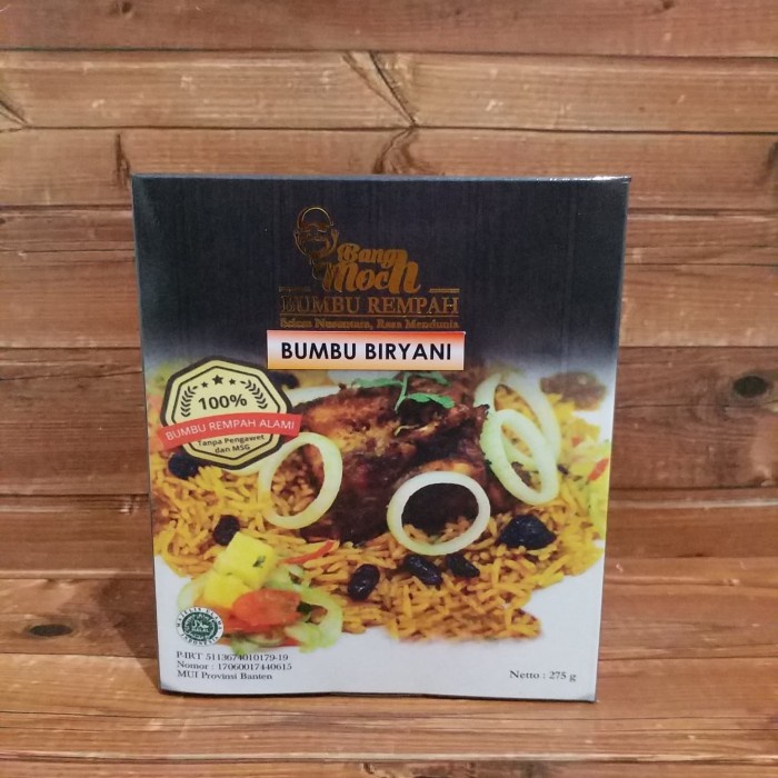 

Bumbu Nasi Biryani Tanpa Beras