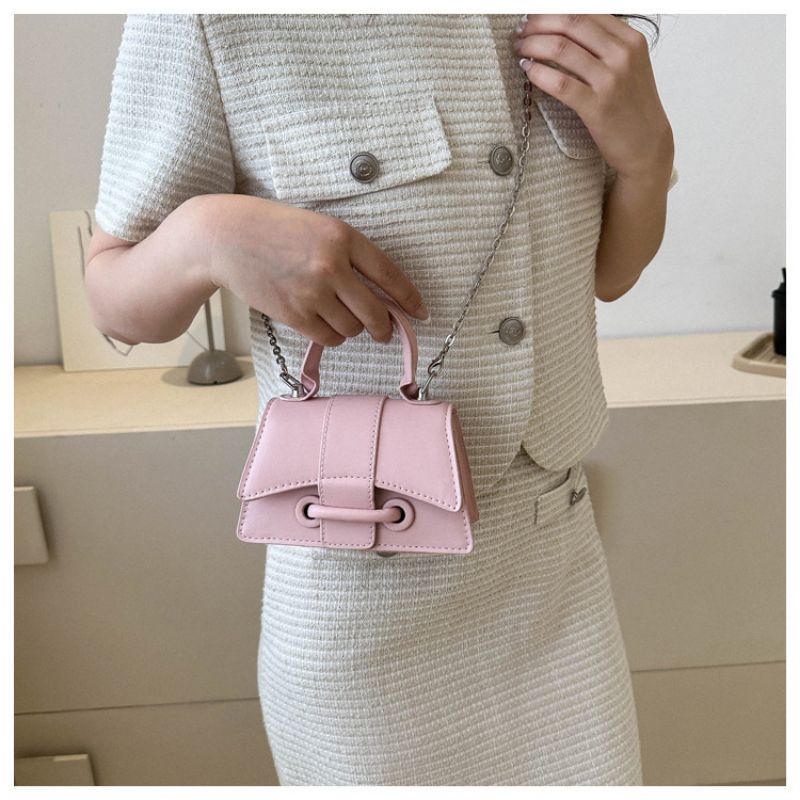 Tas Selempang Wanita Tas Kulit Tas Wanita Import Tas Handbag Mini Kulit Rantai Tas Handbag Tas Kulit