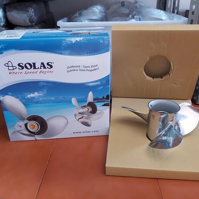 Propeller / Baling Solas Stainless Mesin Tempel Yamaha 40Pk Uk 16 Inch