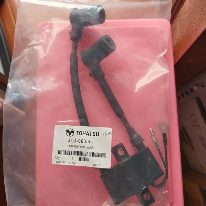 Ignition Coil W/Cap Mesin Tempel Tohatsu 18Pk. Original