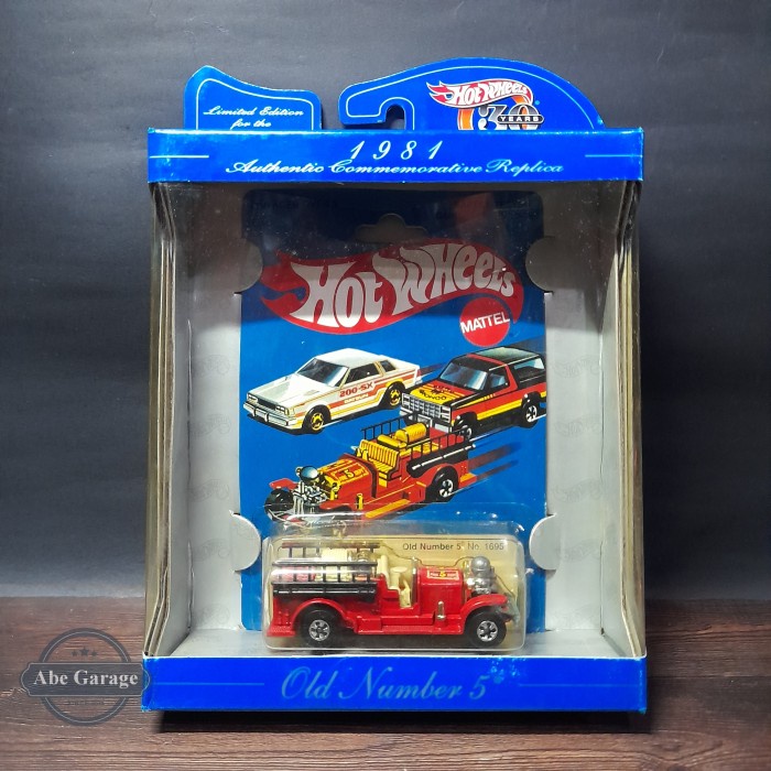 MUST HAVE HOT WHEELS OLD NUMBER 5 30YEARS LIMITED EDITION TERLARIS