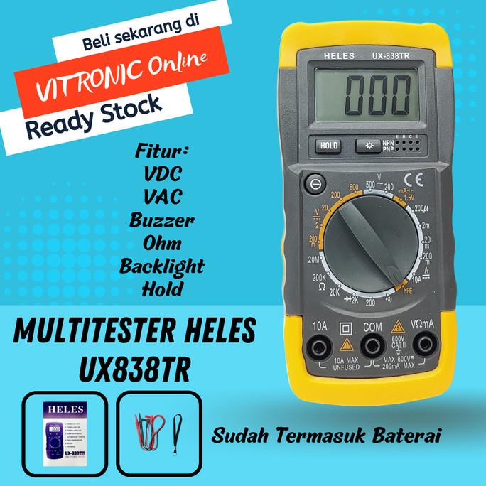 Multitester Heles UX838TR Multimeter UX-838TR Tester Digital