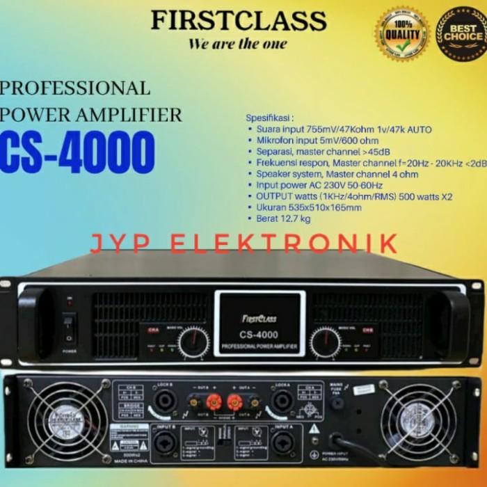 Power Amplifier Firstclass Cs 4000/ Cs4000 First Class Original
