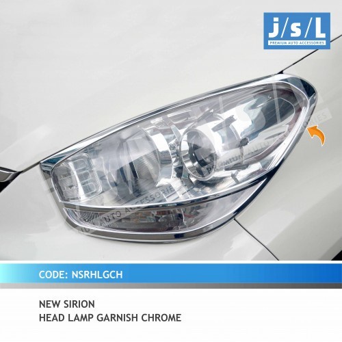 Garnis Depan New Sirion 2012 JSL Head Lamp Garnish Chrome terpopuler
