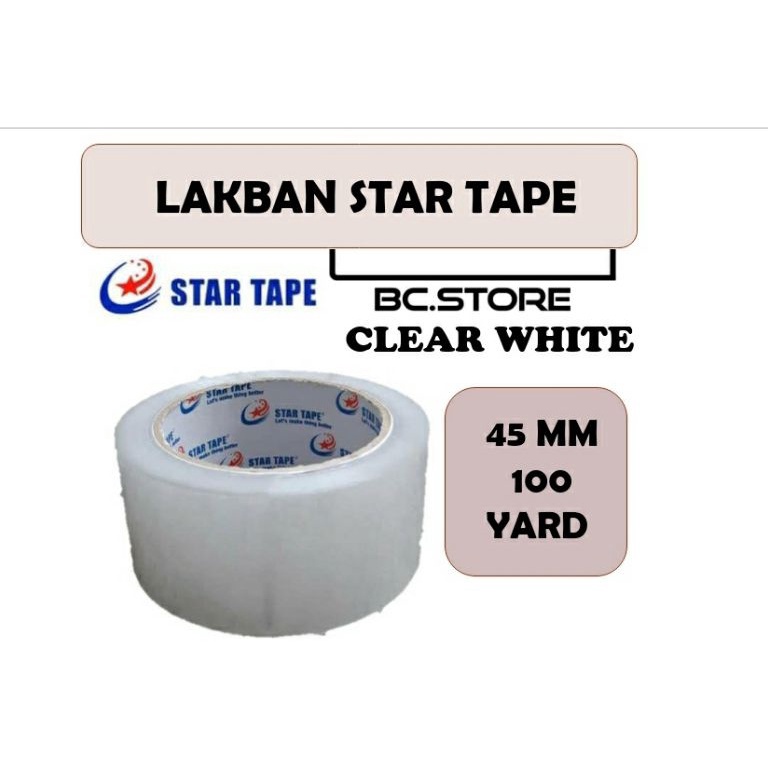 

(T7Y ♡㊚] LAKBAN ( 6 PCS ) 100 YARD X 45MM BENING LENGKET STAR TAPE KUALITAS TERBAIK MURAH #lakban #isolasi #selotip #tapeperekat #pengikatpelengket #superlengket #ringan #lakbanbogor #lakbanmurah #lakbanopp #lakbankualitasterbaik #perlengkapankantor -