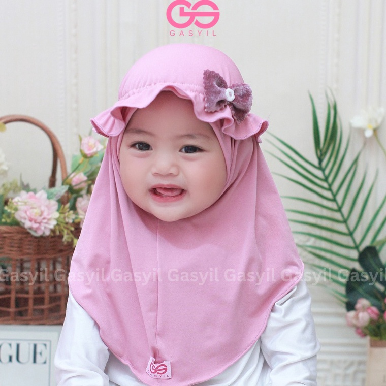 12.12 Brand Hijab Baby Syahila / jilbab bayi 0-4 tahun / kerudung anak muslimah Ramadhan Sale gas 