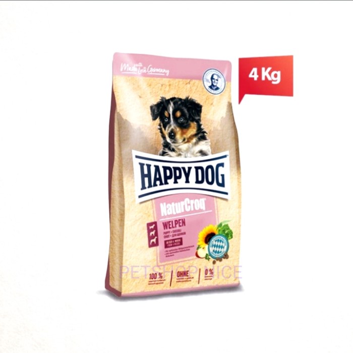 HOT SALE HAPPY DOG NATURCROQ PUPPY 4 KG/HAPPY DOG FOOD / DOG FOOD PUPPY TERBARU