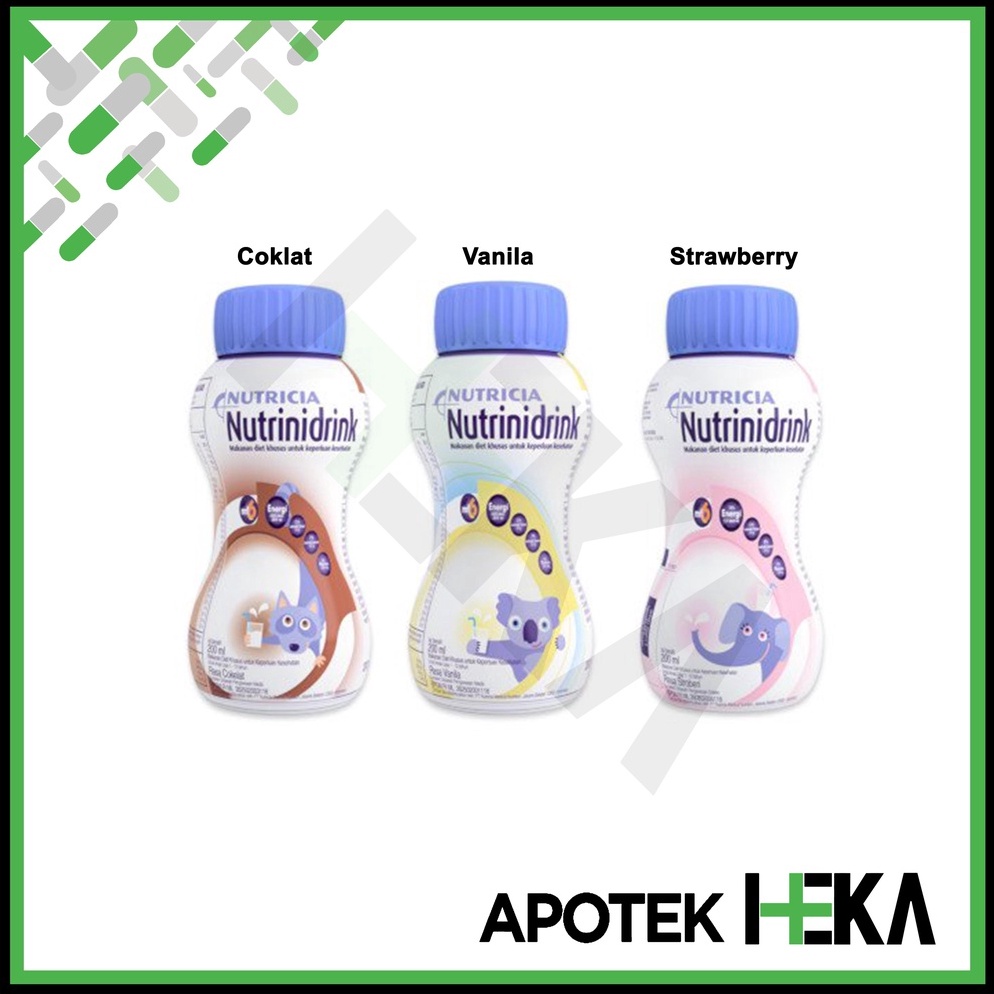 

[Original] Nutrinidrink 200 ml - Susu Pemenuhan Energi Berat Badan 1-12 Tahun (SEMARANG)