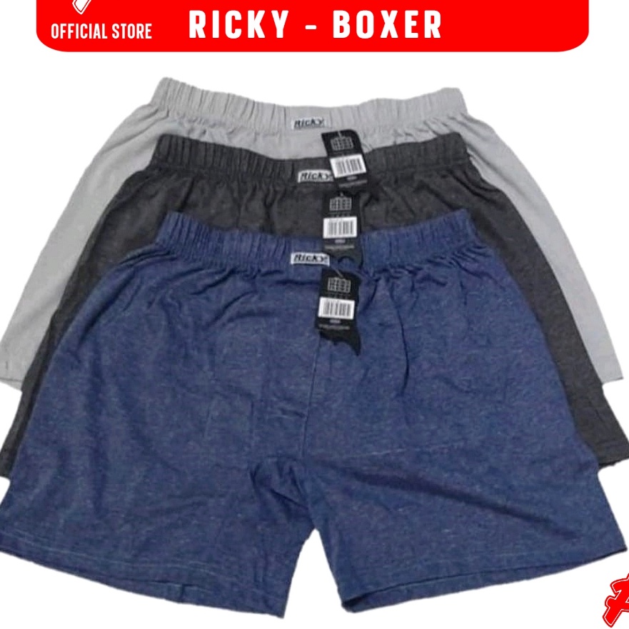Termurah Pojok Busana Ricky RCS - 01 Boxer Celana Dalam Pria Underwear.