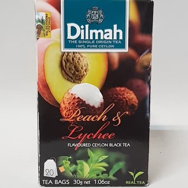 

☍☌✵❂ DILMAH Peach & Lychee 20 bags 30 gr Terbaru