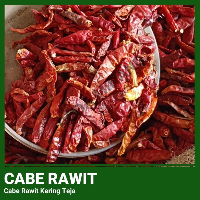 

Cabe Rawit Merah Kering Teja Pedas Chilli Dry - 1 Kg