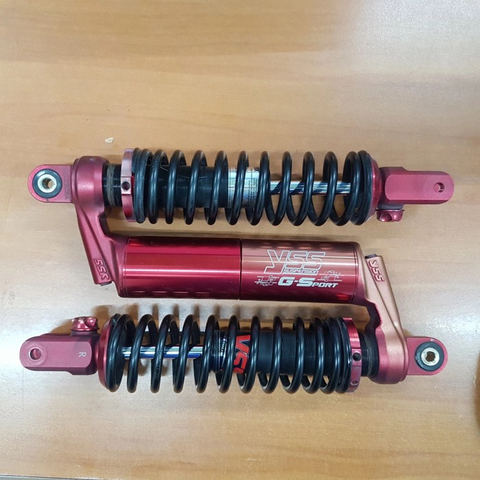 {Bekas} Shock Shockbreaker YSS G Sport Black Red Series 305mm Yamaha Aerox 155 Berkualitas