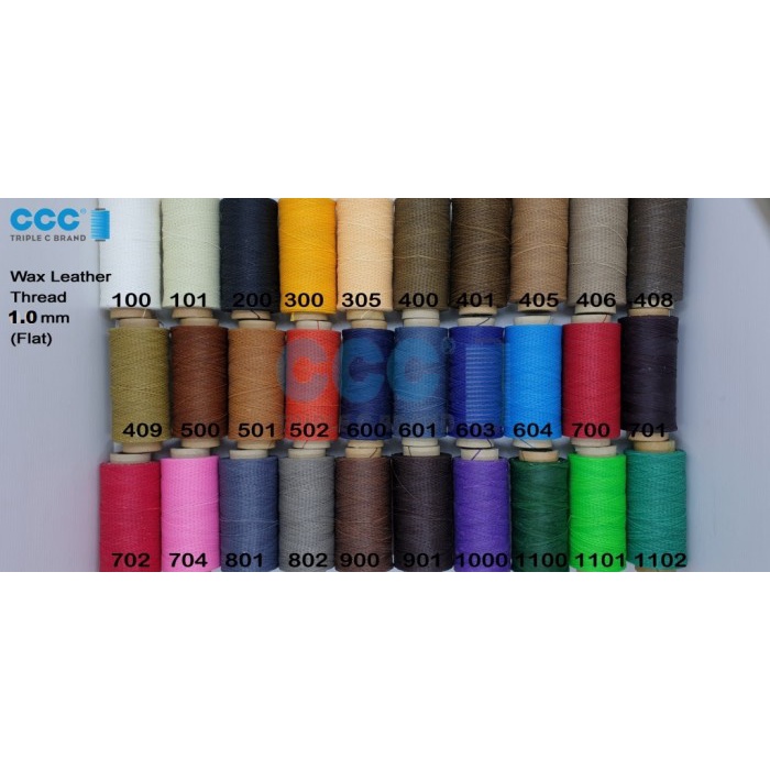 

BENANG MOCCASIN HEAVY WAX / BENANG KUR LILIN PEKAT (DIAMET 1MM,NONCORE