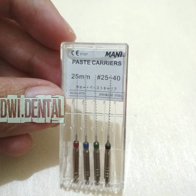 

MANI JARUM LENTULO DENTAL PASTE CARRIER CARRIERS 25MM #25-40