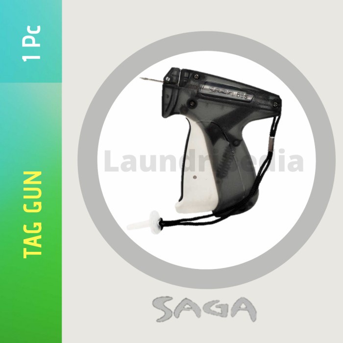 

SAGA TAG GUN / ALAT TEMBAK TALI LABEL LAUNDRY/HANG TAG GARMENT