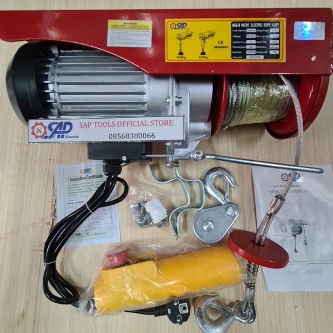 Mini Electric Hoist 800Kg Elektrik Hoist 800 Kg