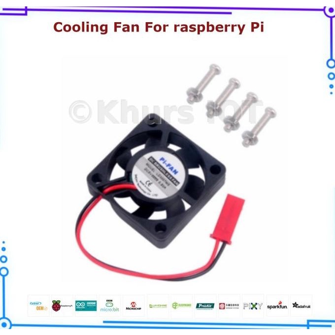Raspberry Pi Fan Kipas pendingin Mini DC 5V Brushless
