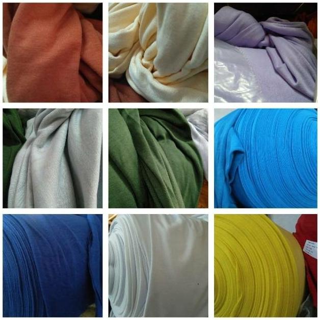 promo Jual Kain Fleece Tebal Bahan Jaket Sweater Fleece Emen Fleace 100% ready stock