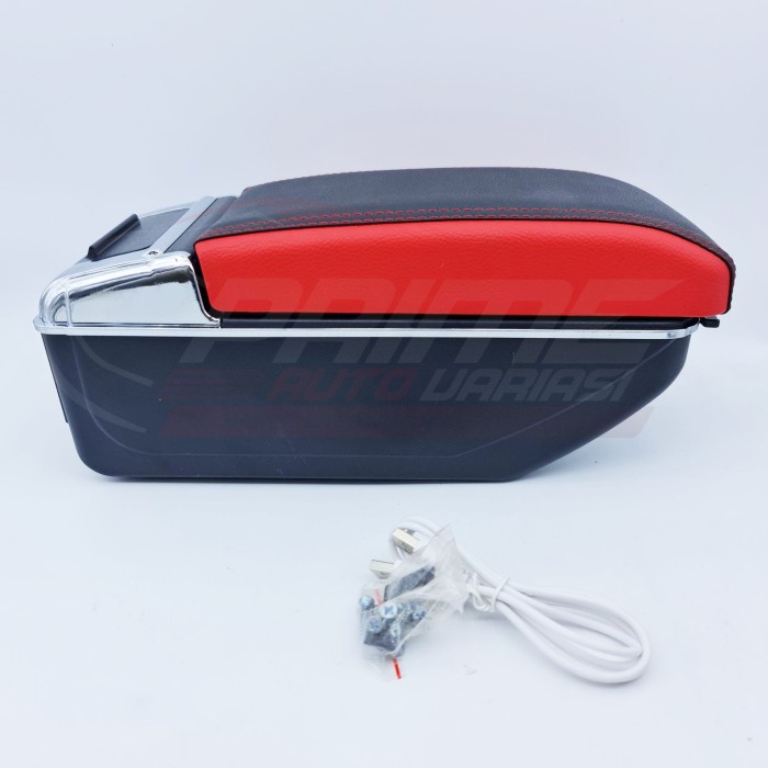 Console Box Mobil Model GESER Armrest CONSOLE SLIDING UNIVERSAL- HITAM terlaris