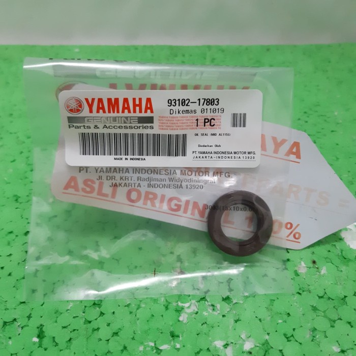 Seal Gardan As Pulley 93102-17803 Mio Smile Sporty Mio Soul Ori Yamaha terlaris
