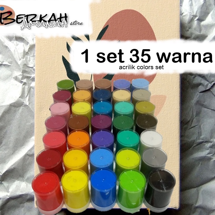 

(JE♪.Sご] 1set 35 warna/cat acrilik setkekiniian..