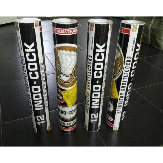 ➞PpO SHUTTLECOCK INDO-COCK -COCK INDOCOCK HITAM ORIGINAL SUPER QUALITY INTERNASIONAL ⁎ (Grosir)