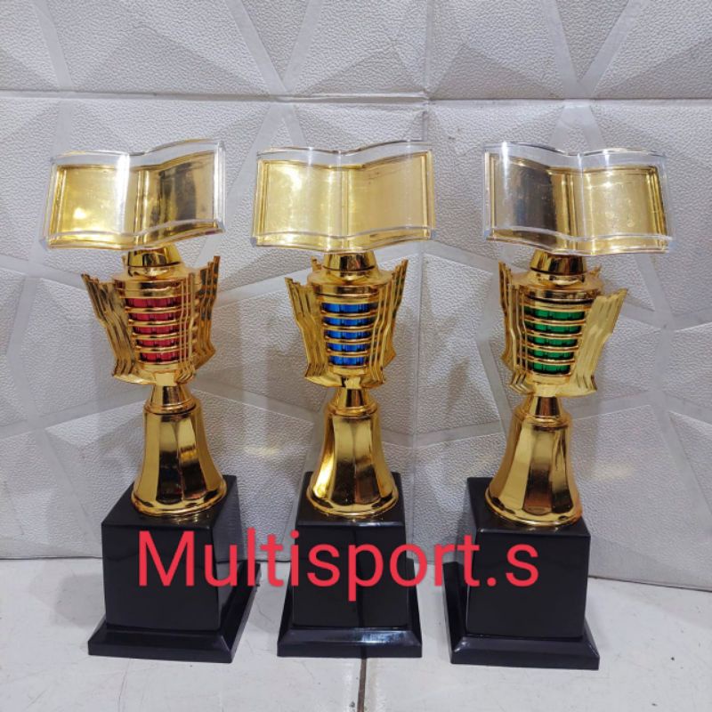 PIALA TROPHY PAGODA BUKU AL-QUR'AN 1 SET 123