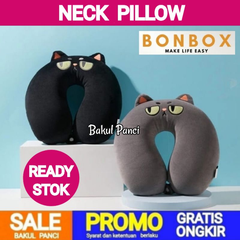 BANTAL LEHER - BONBOX NECK PILLOW - SAMONO BANTAL LEHER TRAVEL ANTI PEGAL - BNP3201