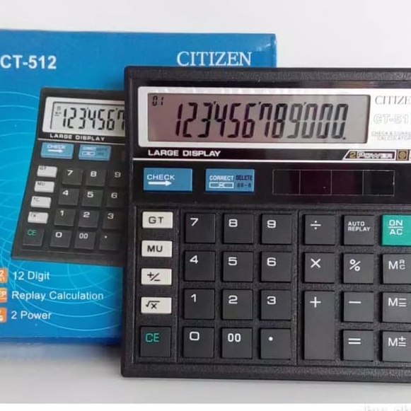 

(CI☞.Z☀> Kalkulator Calculator Citizen CT-512 12Digitmurahh.!!