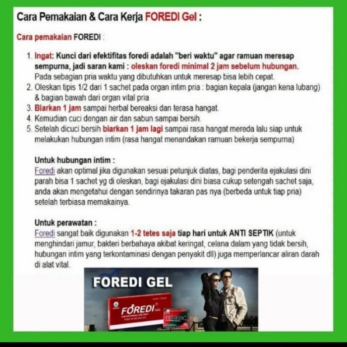 Foredi Gel Original Foredi Gel