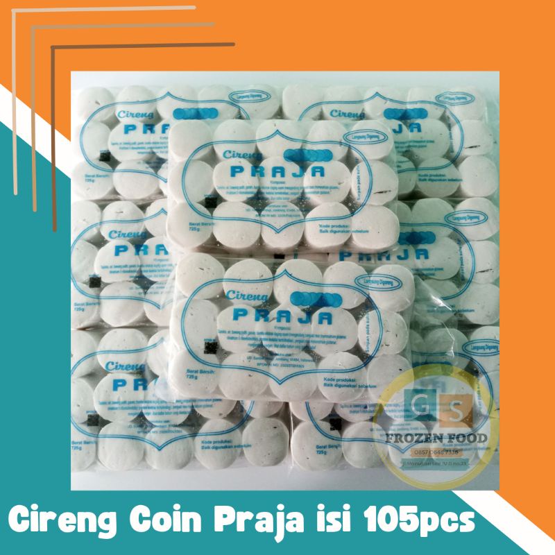 

Cireng coin praja isi 105 pcs