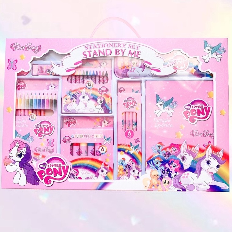 

➻ Set alat gambar little pony super komplit qm8nh