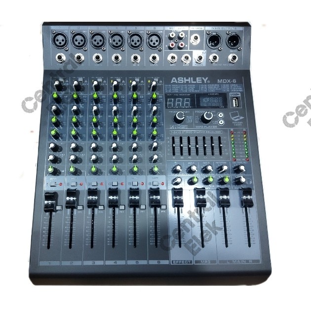 Mixer Ashley Mdx6 Original Ashley Mdx 6 6Channel