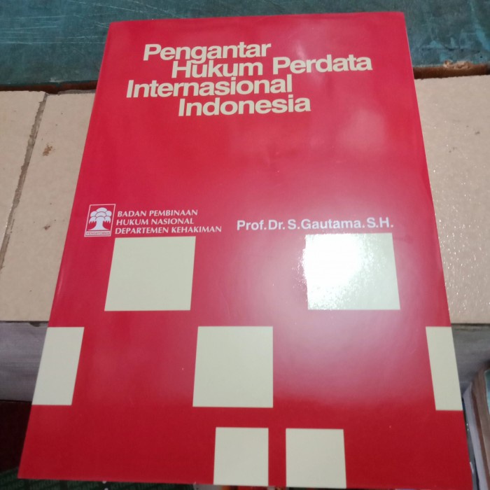 

Pengantar Hukum Perdata Internasional Indonesia