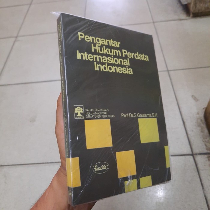 

Pengantar Hukum Perdata Internasional Indonesia Sudargo Gautama