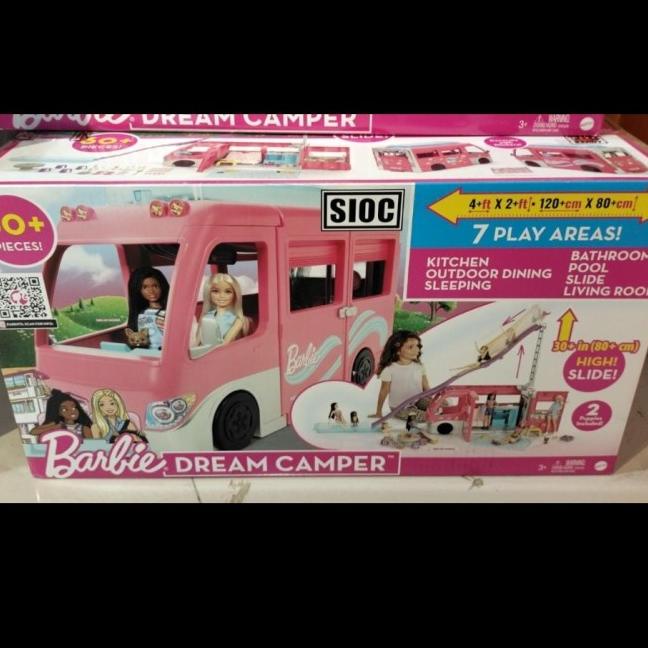 Mainan Rumah Mobil Barbie Dream Camper Original Mattel