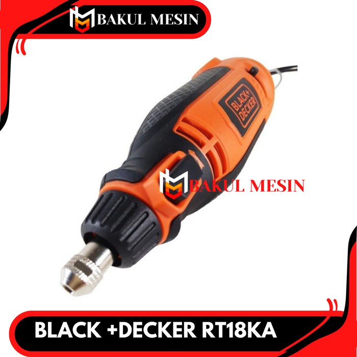 Rt18Ka Mini Die Grinder Rotary Tool Black Decker