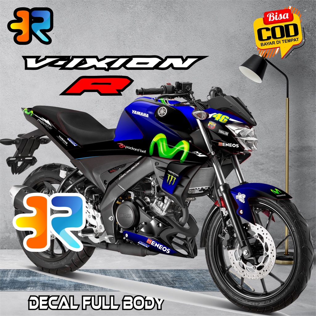 Decal Vixion R New Full Body Variasi Desain Movistar