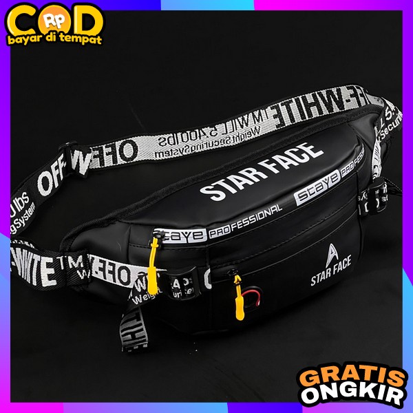 Tas Selempang Messenger Bag Slempang Pria Slingbag Premium Casual Trendy Distro Sling Bag Kerja Seko