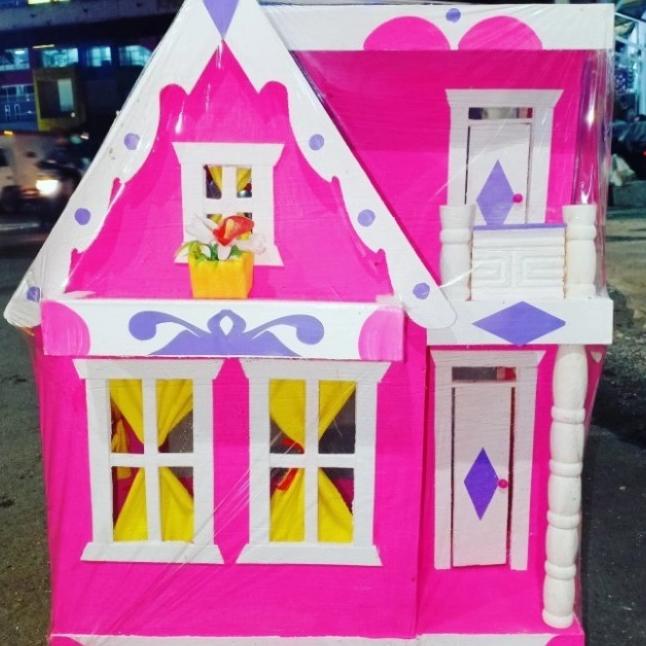 Best Seller Rumah Barbie Kayu Free Boneka Best Seller