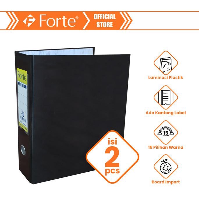 

Bagus [Forte] [2Pcs] Ordner Enduro+ Premium Folio F4 75Mm - Hitam