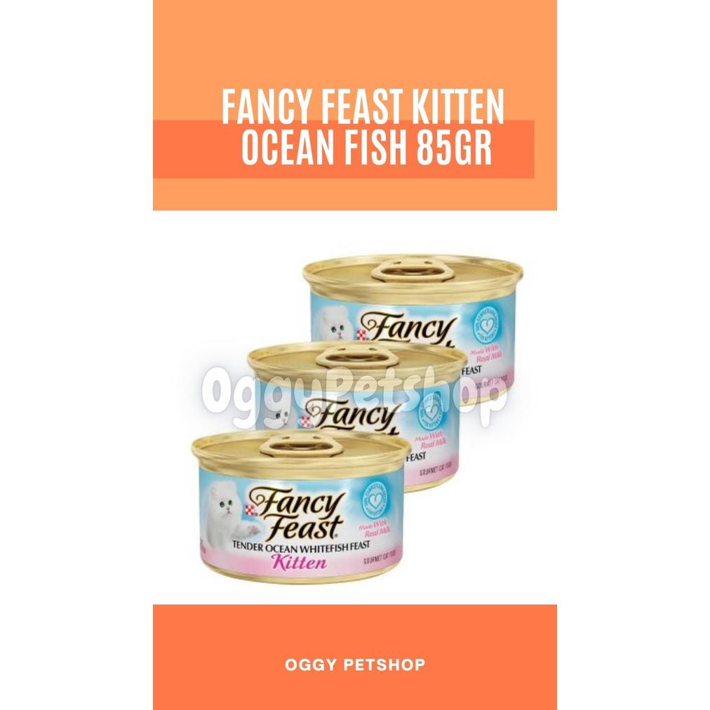 Limited Fancy Feast Kitten Ocean Fish 85Gram Nkr