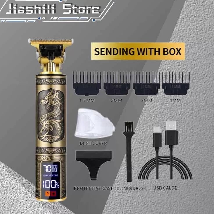 ★★★★★ TRIMMER T10 MESIN CUKUR RAMBUT DETAILER  HAIR CLIPPER GOLD KEMEI WMARK DLL Mesin Cukur Jenggot