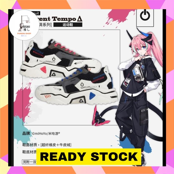 FLASH SALE ROZALIYA / FERVENT TEMPO AUGMENT SNEAKERS (SIZE 41) - HONKAI IMPACT TERLARIS