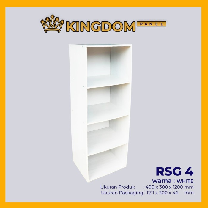 Rak Buku Serbaguna Rak Helm 4 Susun